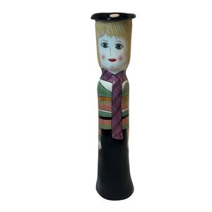 Ganz Bella Casa Susan Paley Vanessa's Violet Scarf Ceramic Vase Candle Holder